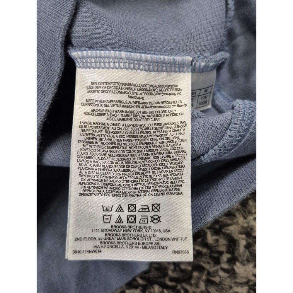 Brooks Brothers Sweater Mens Medium Gray 1/4 Zip Pullover Sweater 100% Cotton - Picture 8 of 11